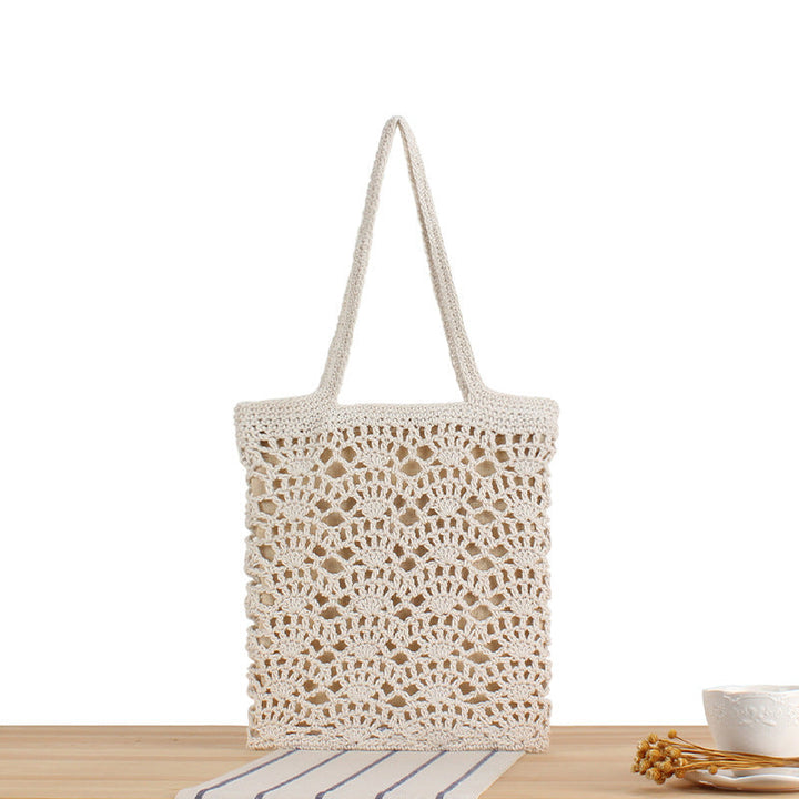 Macramé Beach Bag with Handwoven Design Kalsten
