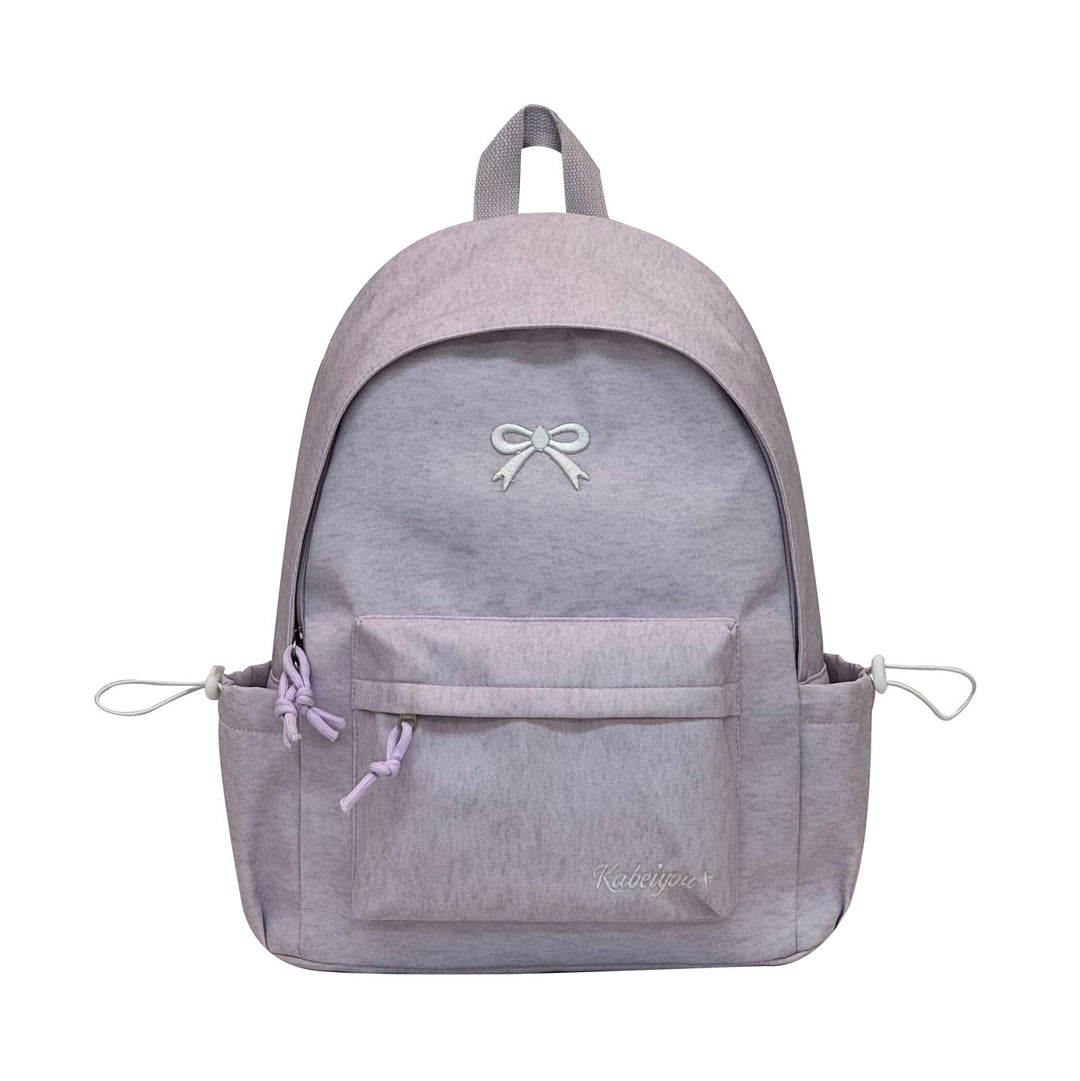 Elegant Bow-Embellished Casual Backpack kalsten