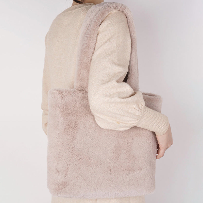 Fluffy shopping bag Kalsten