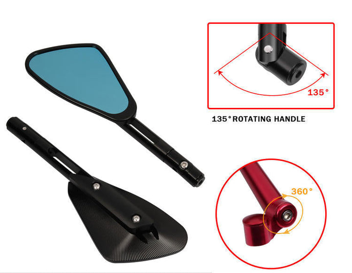 Adjustable Sport Motorcycle Rearview Mirrors Kalsten