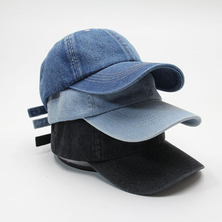 Women's Casual Adjustable Denim Baseball Cap Kalsten