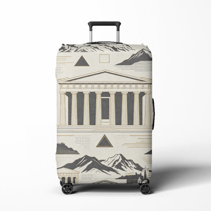 Women's Travel Trolley Kalsten  with elegant baroque pattern