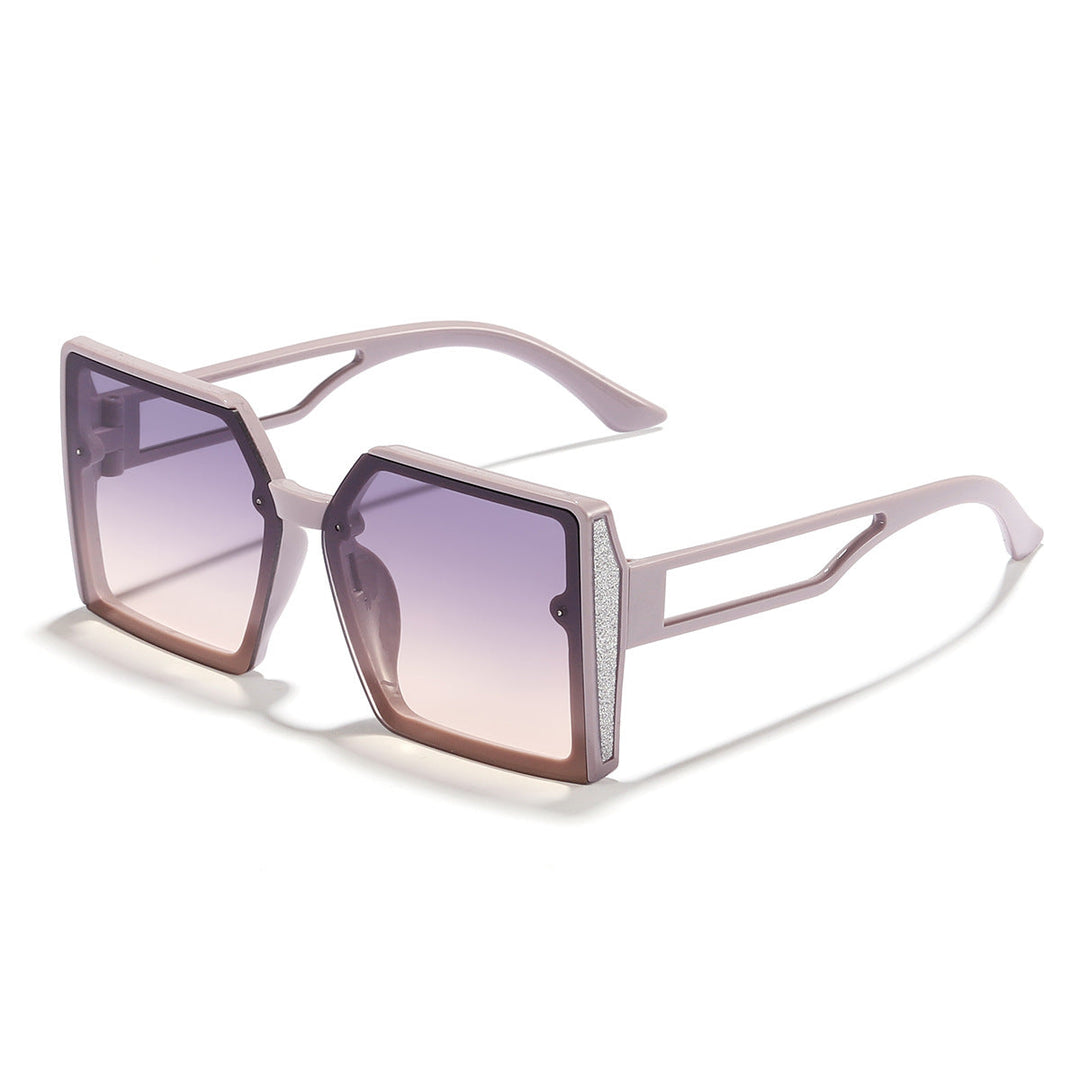 Women's sunglasses with unique square frame and sparkling accent Kalsten