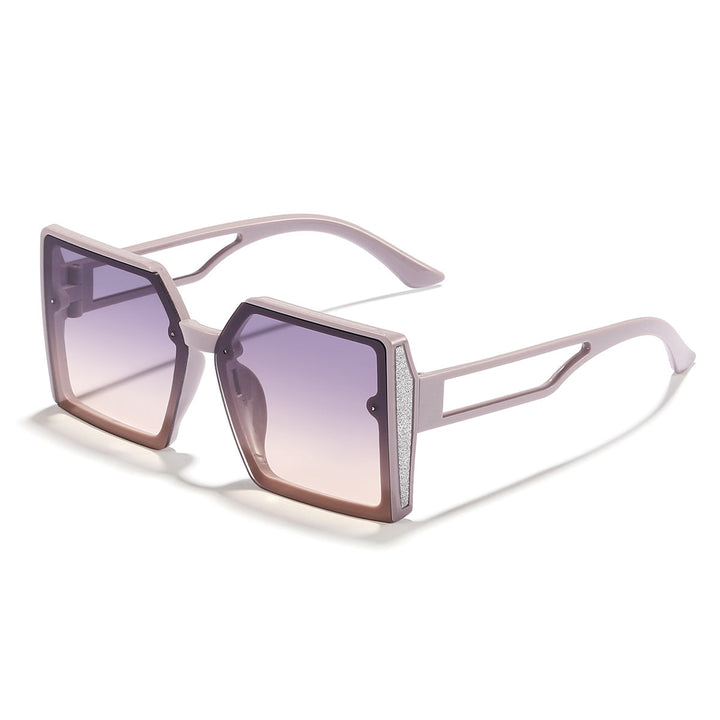 Women's sunglasses with unique square frame and sparkling accent Kalsten