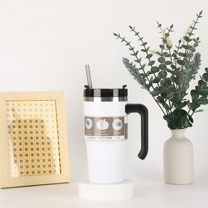 Unisex thermos mug with 3-in-1 drinking options Kalsten