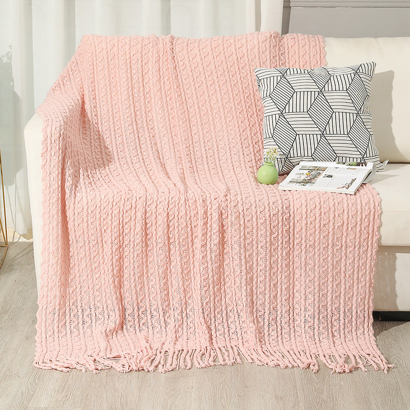 Women high-quality knitted blanket Kalsten