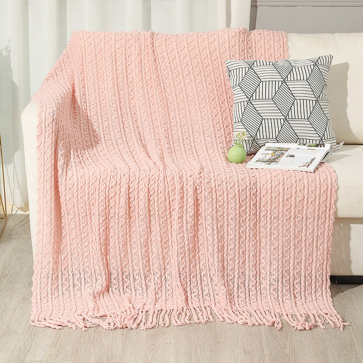 Women high-quality knitted blanket Kalsten
