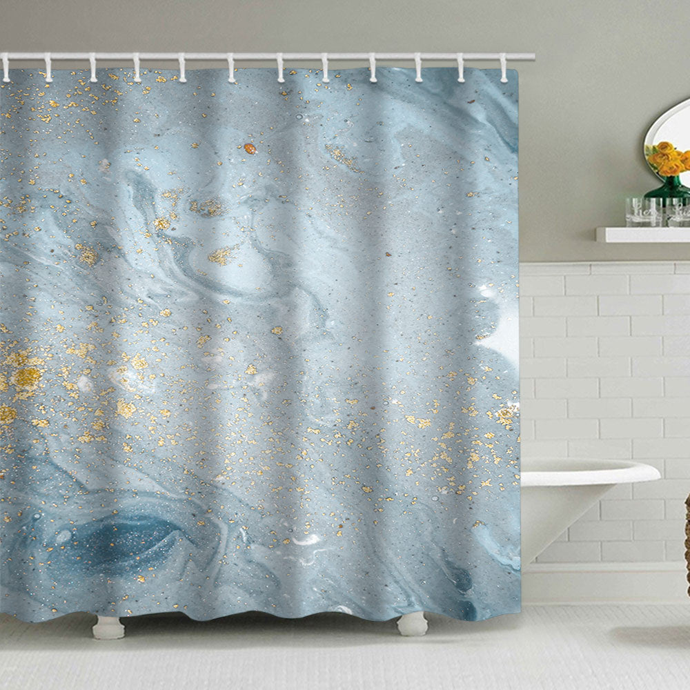 Artistic Marble Design Shower Curtain Kalsten