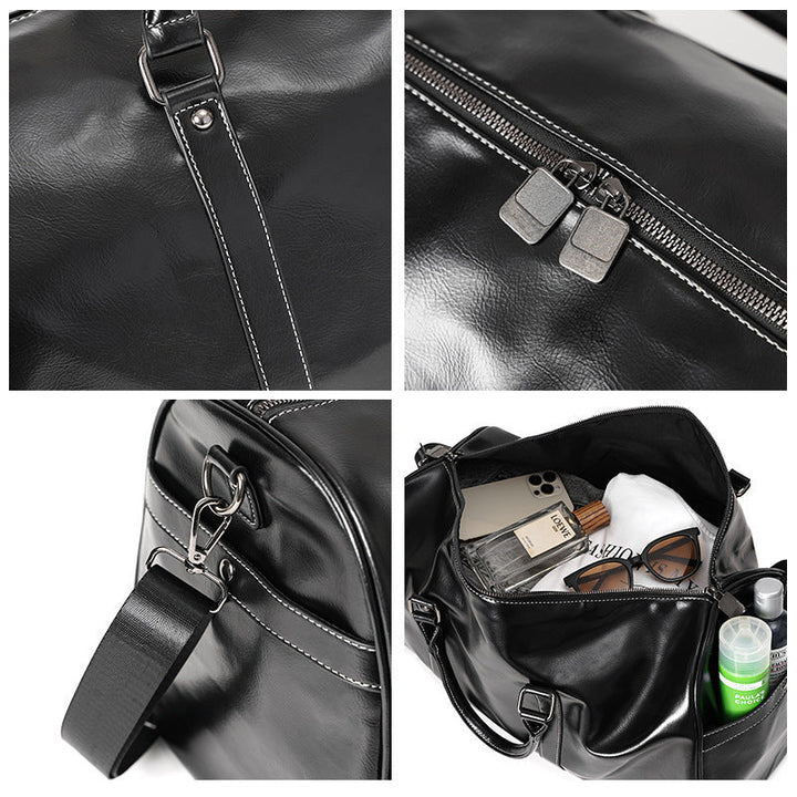 Elegant Leather Travel Bag Kalsten