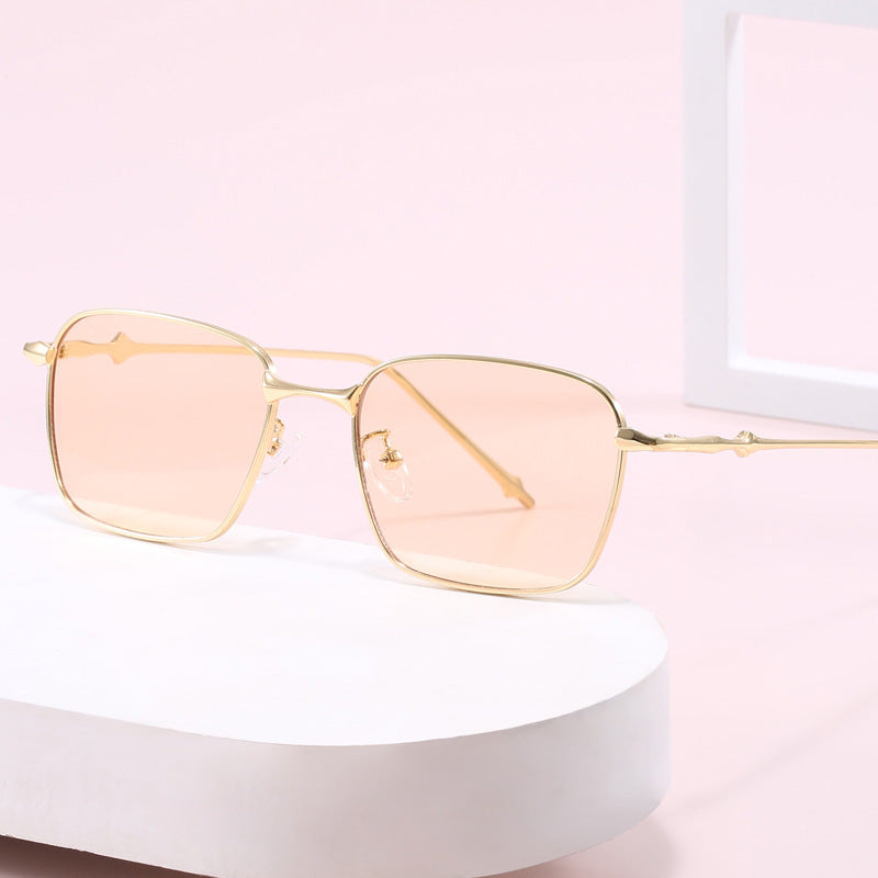 Women elegant square sunglasses with high-quality metal frame Kalsten