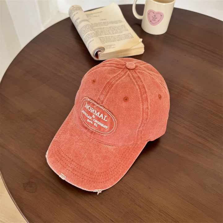 Men's Casual Distressed Cotton Baseball Cap Kalsten