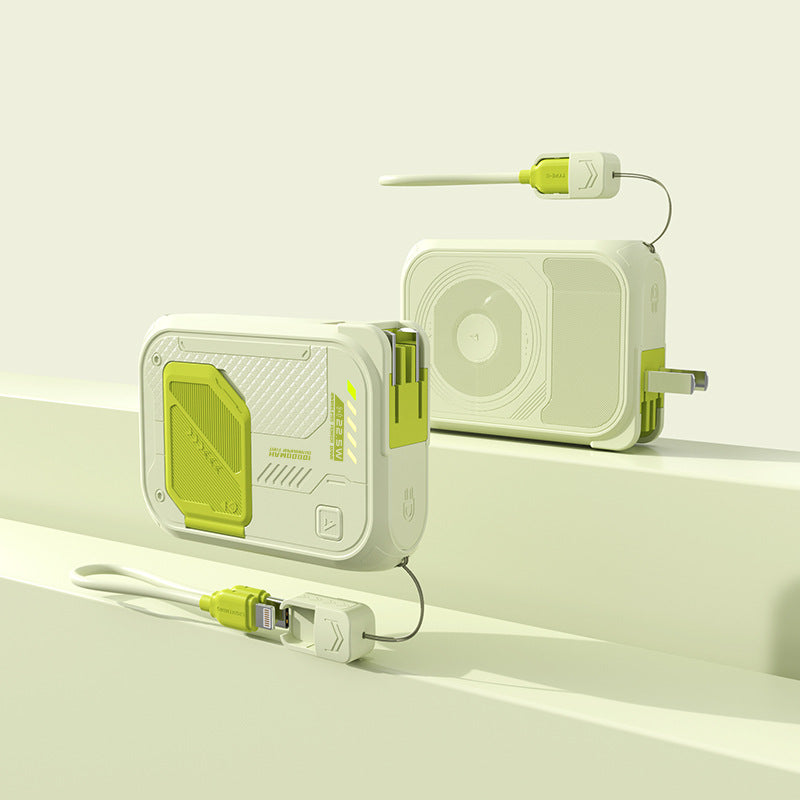 Robust power bank with fast charging function and integrated charging cable Kalsten