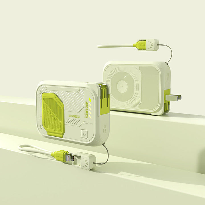 Robust power bank with fast charging function and integrated charging cable Kalsten