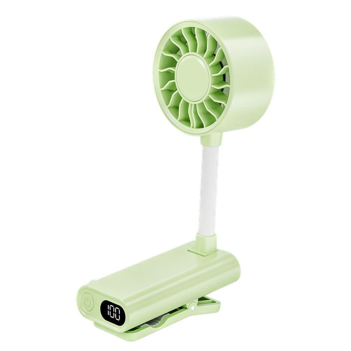 Women's portable mini fan with powerful battery and flexible mount Kalsten