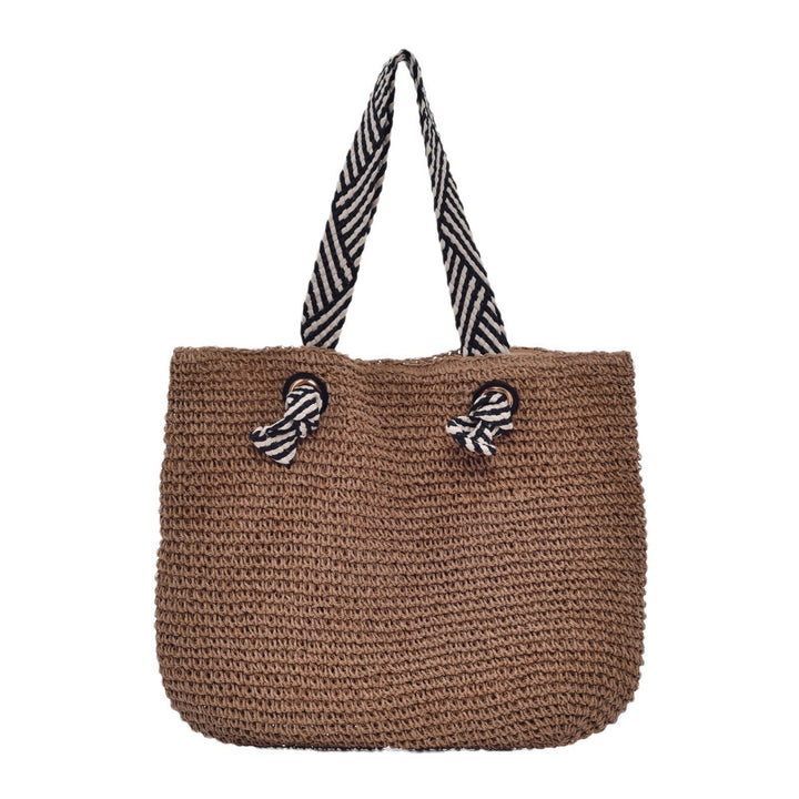 Handbag with Striped Shoulder Straps Kalsten