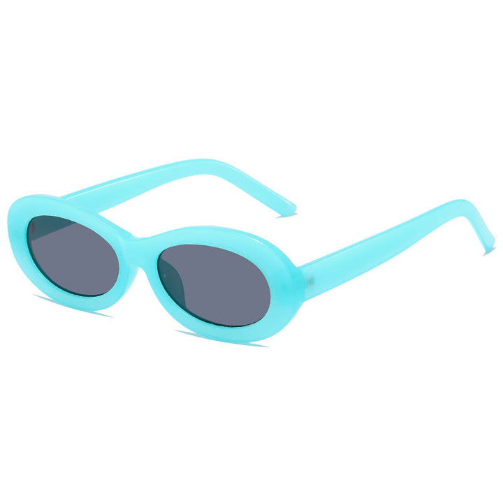 Women’s fashionable oval sunglasses with UV protection and innovative design Kalsten