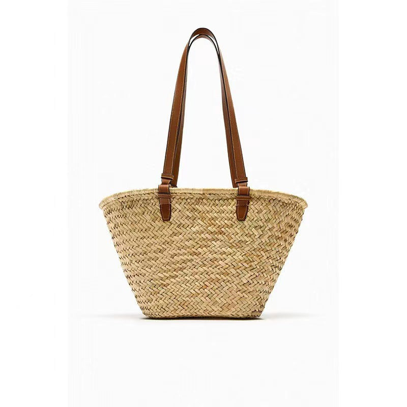 Elegant Braided Beach Bag Kalsten