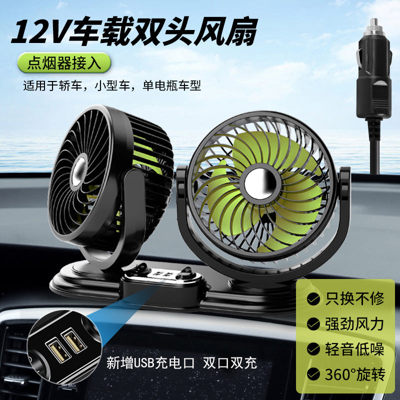 Unisex double fan for the car Kalsten