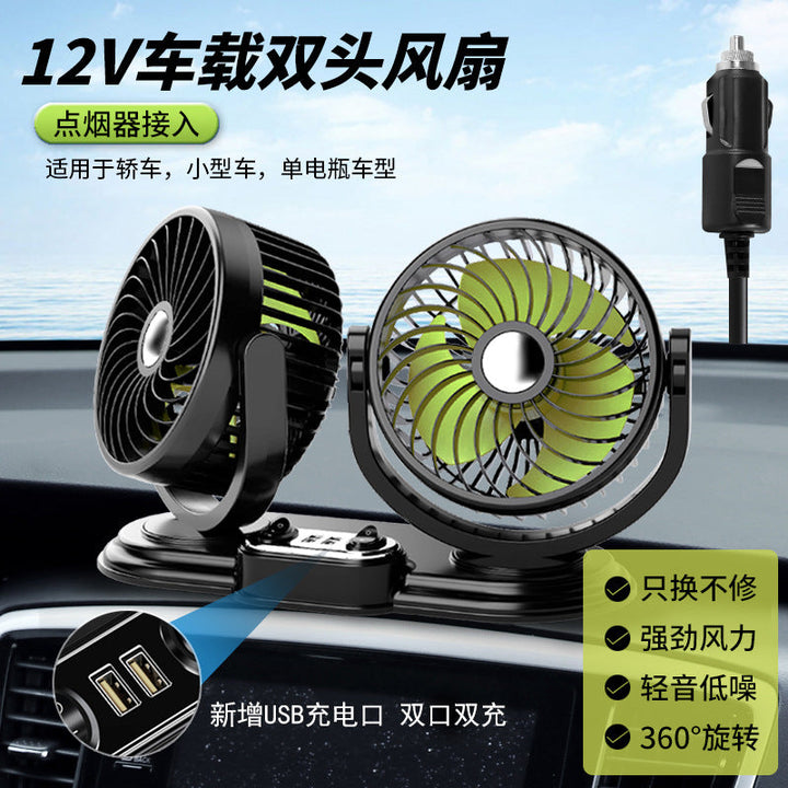 Unisex double fan for the car Kalsten