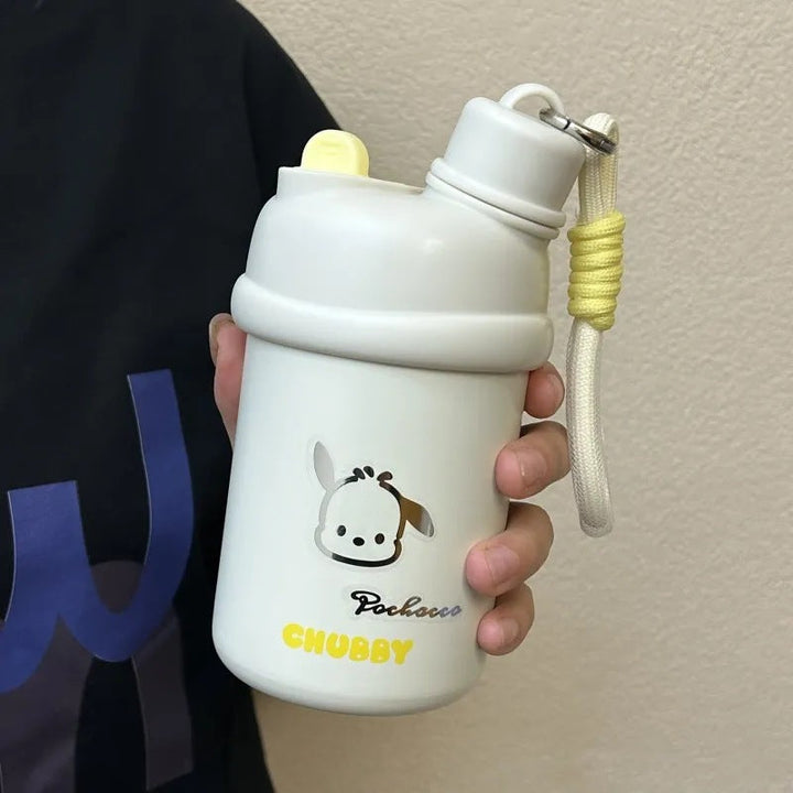 Women's insulated drinking bottle with innovative closure system and cute animal design Kalsten