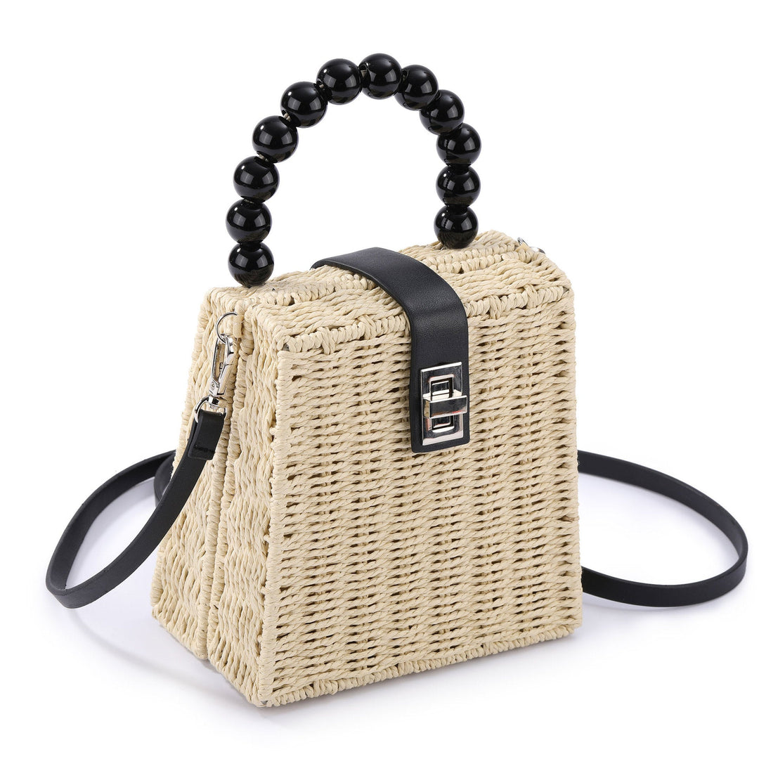 Women's Designer Basket Bag with Unique Grip Kalsten