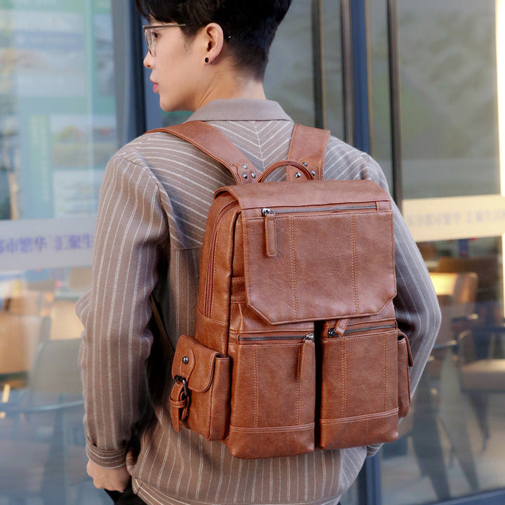 Vintage Leather Backpack Kalsten