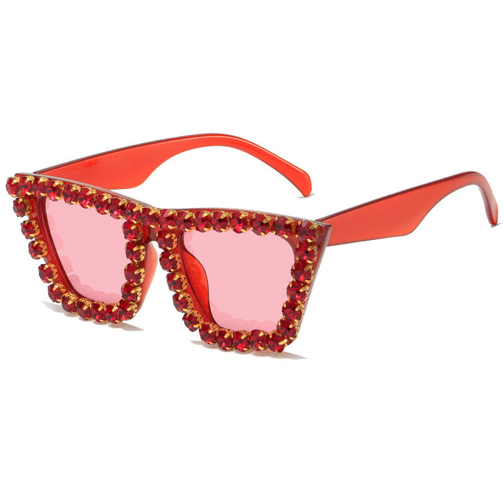 Women's extravagant sunglasses with glittering frame Kalsten