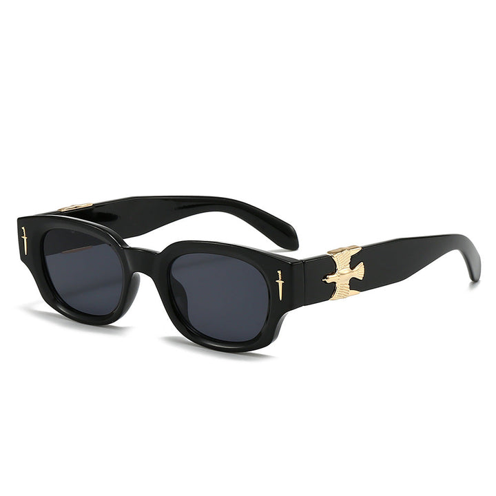 Women's fashionable sunglasses in exclusive tortoiseshell design with elegant metallic accents Kalsten