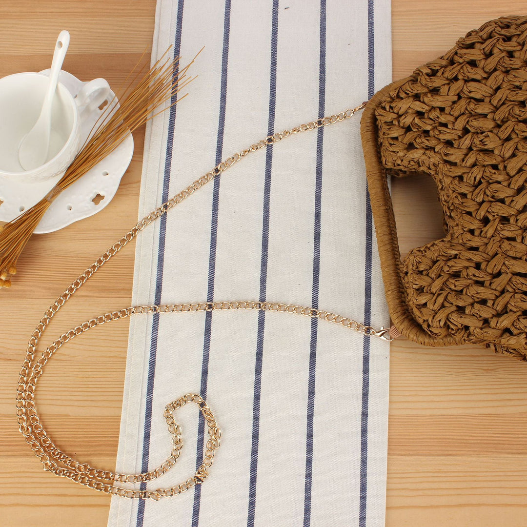 Special handbag made of natural raffia weaving Kalsten