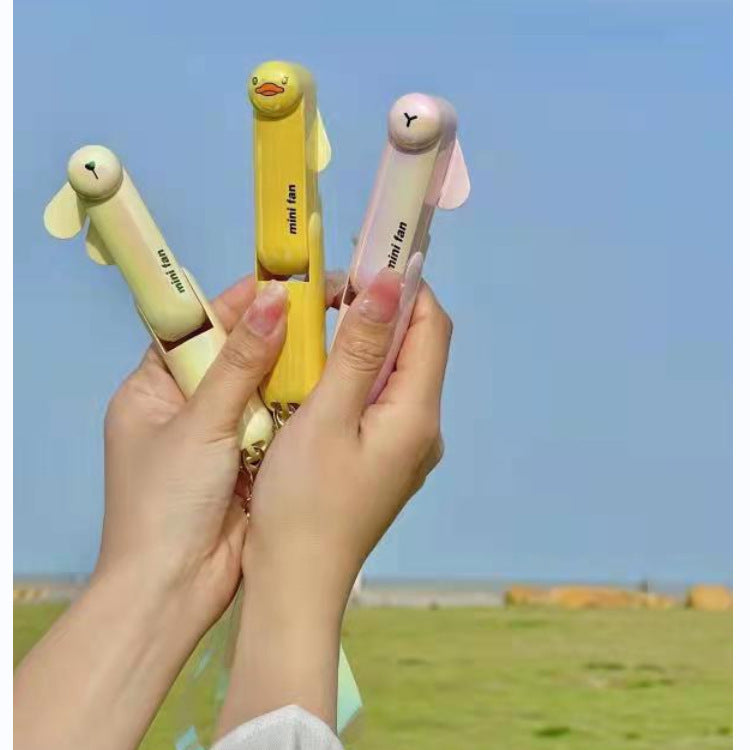 Unisex Mini Hand Fan in playful bunny design Kalsten