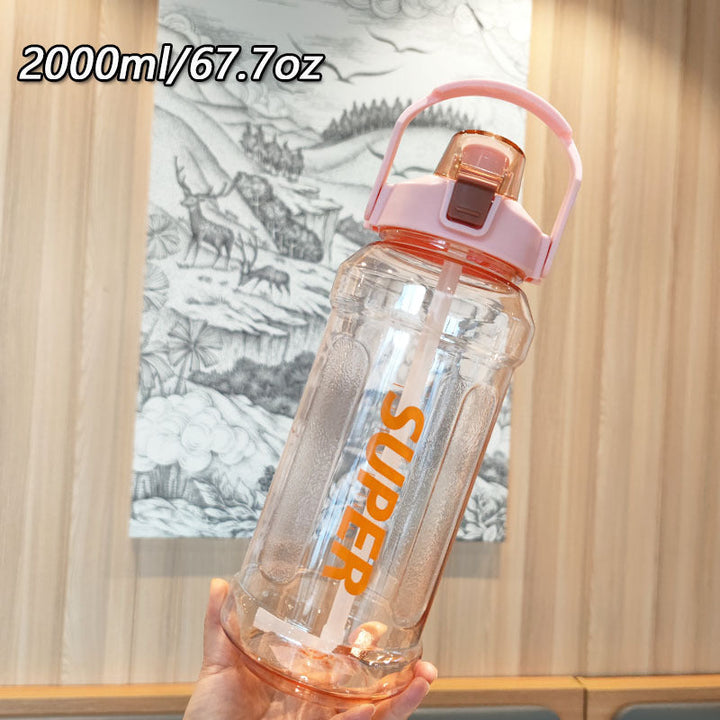 Women's practical water bottle with large capacity and leak-proof lid Kalsten