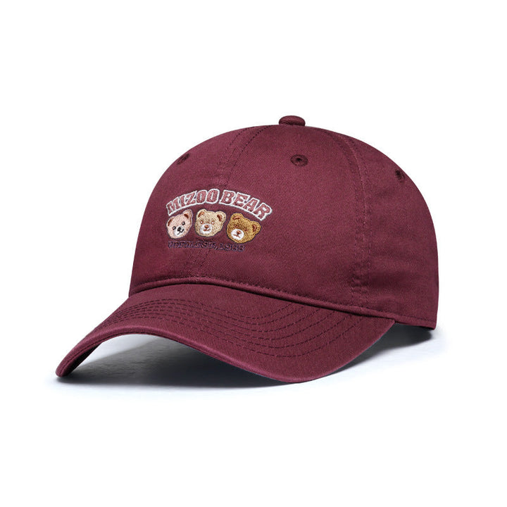 Women's playful cotton cap with embroidered animal design Brehn