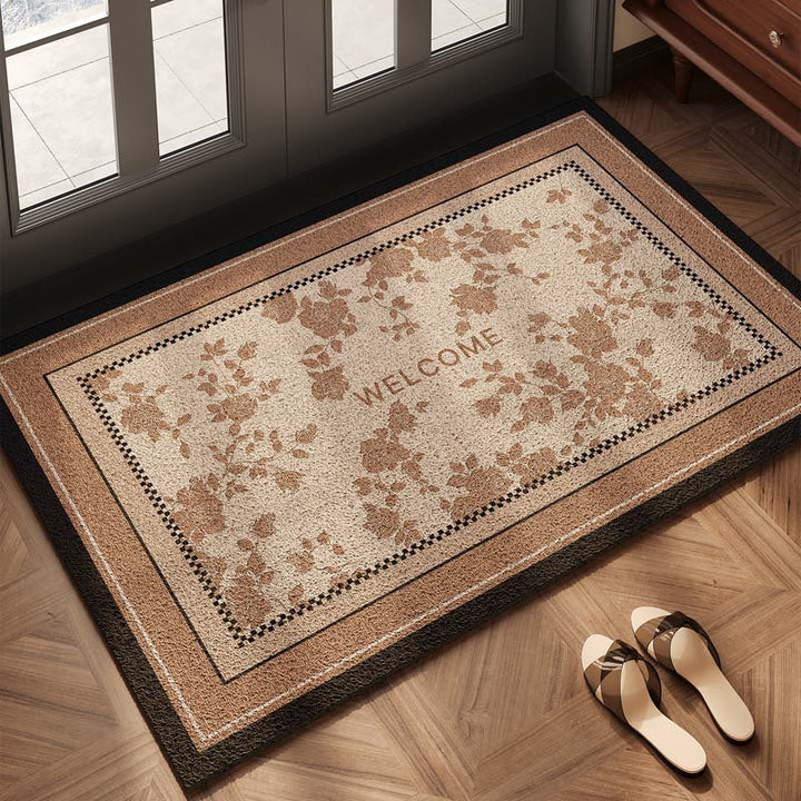 Checkerboard Pattern Welcome Mat Kalsten
