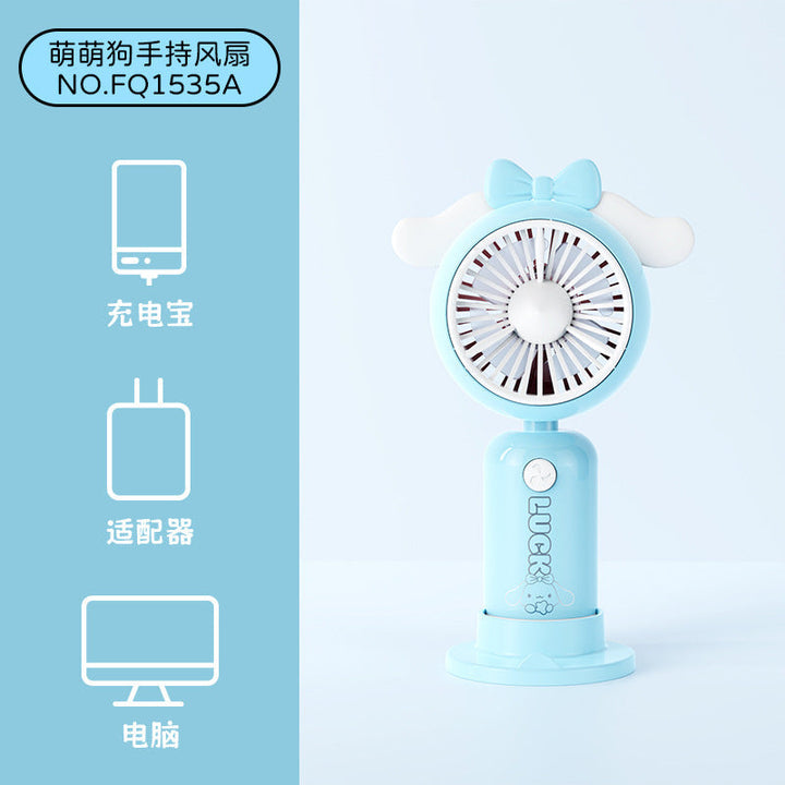 Women's Portable Hand Fan with Cute Rabbit Design Kalsten