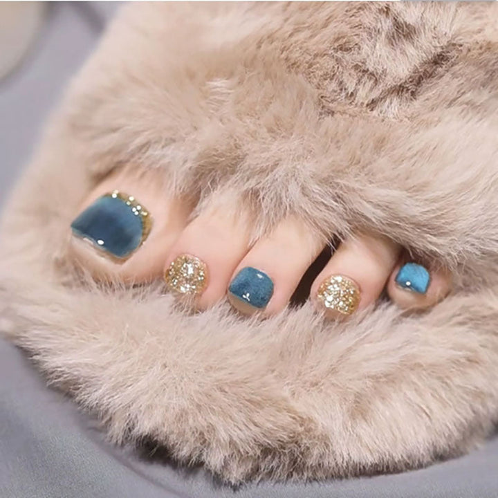 Glamorous Glittering Pedicure Set Kalsten