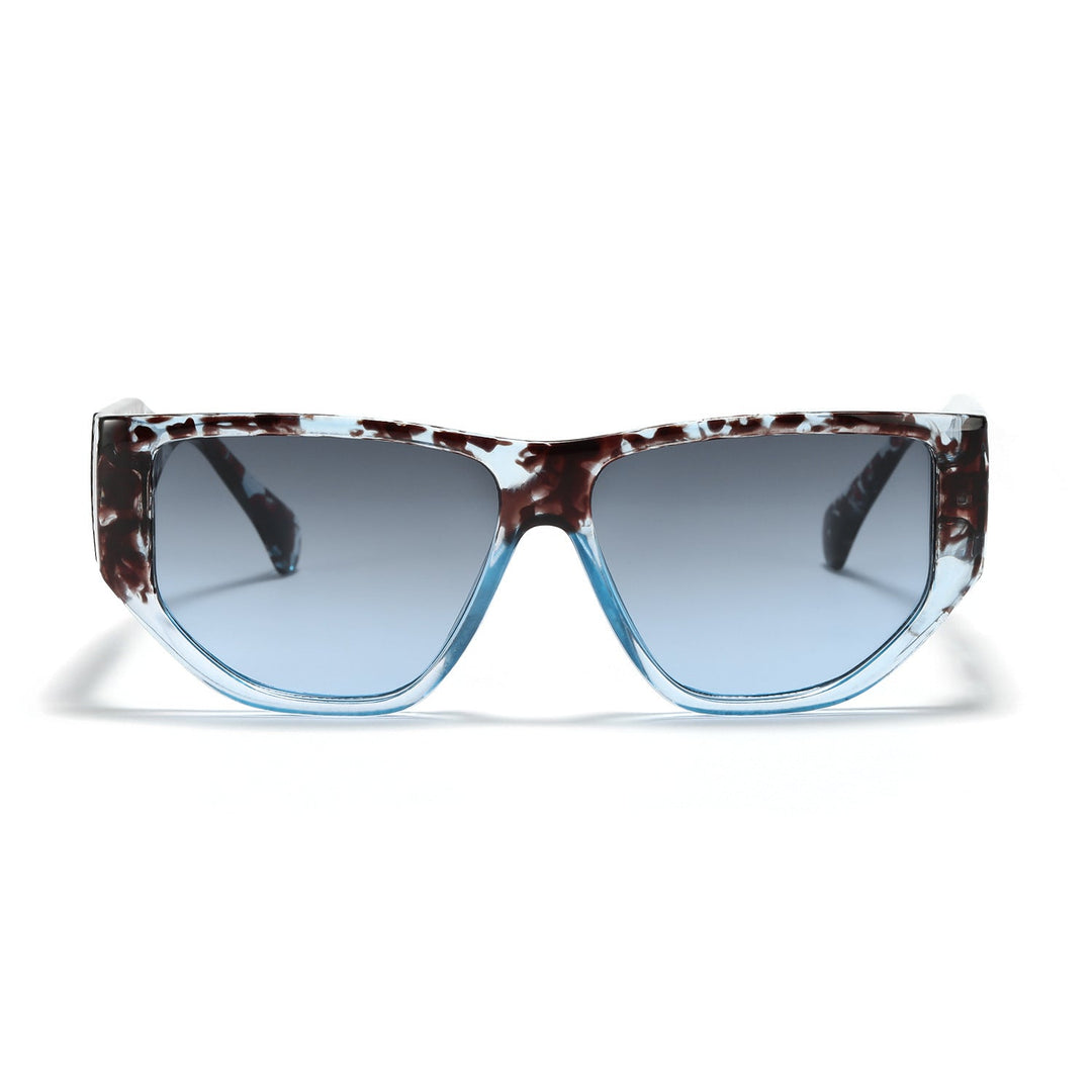 Women's trendy square sunglasses with modern tortoise pattern Kalsten