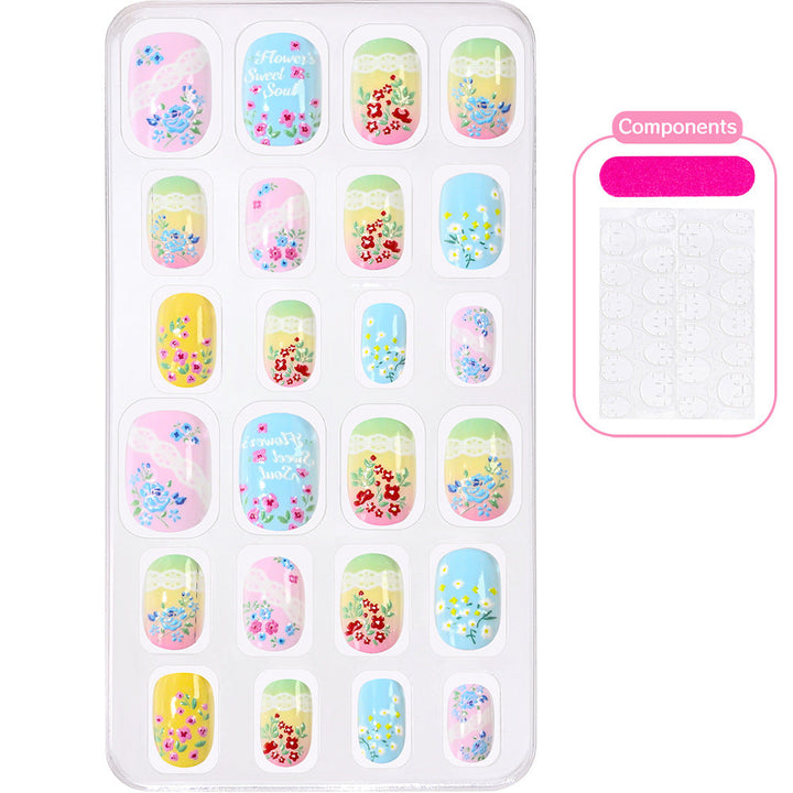 Themed Summer Beach Nail Art Press-On Nails Kalsten