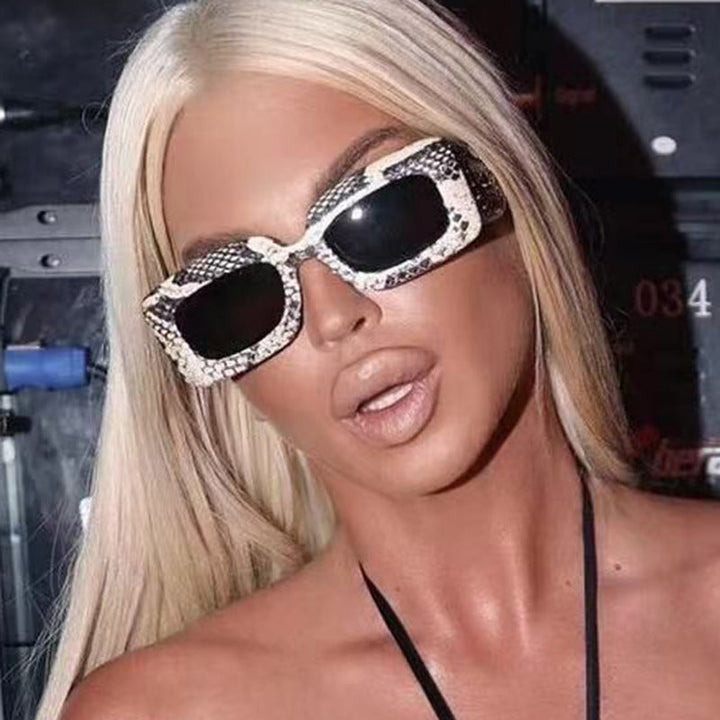Women extravagant sunglasses with striking snake pattern Kalsten