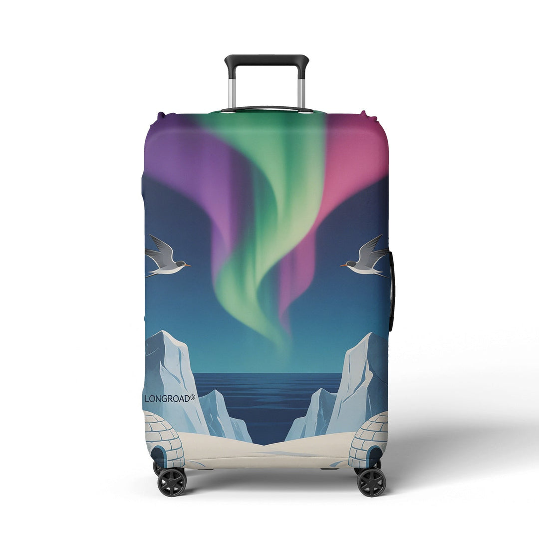 Women's suitcase cover with atmospheric landscape design Kalsten