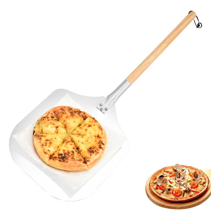 wooden handled long-reach aluminum pizza peel Kalsten