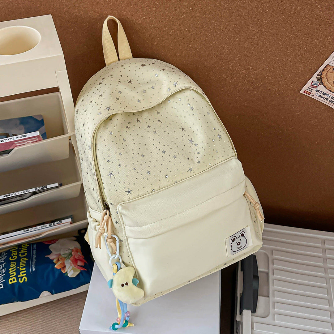 Star-Embellished Everyday Backpack Kalsten