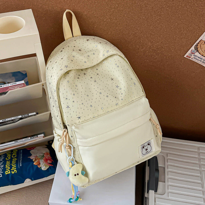 Star-Embellished Everyday Backpack Kalsten