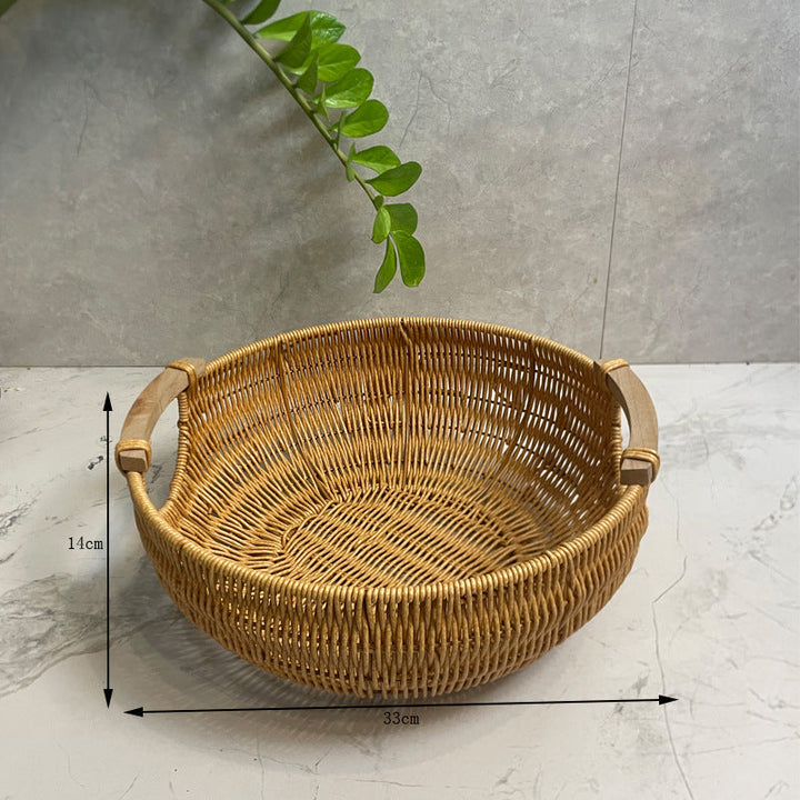 Women Round Handmade Basket Kalsten