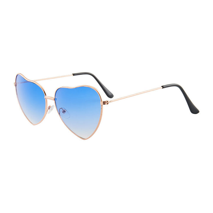 Ladies Heart-Shaped Sunglasses with UV Protection and Elegant Frame Kalsten