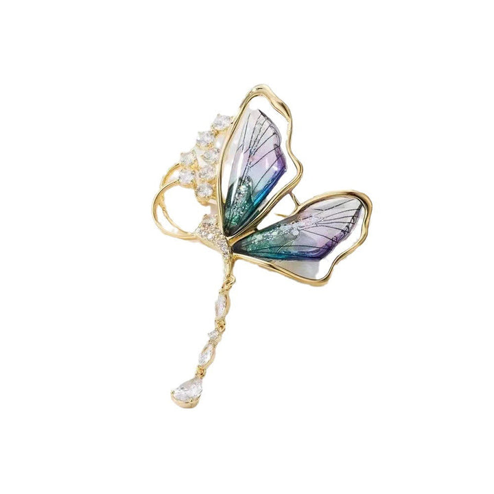 Exquisite butterfly brooch with glitter stones Kalsten