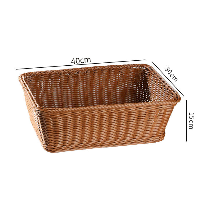 Handwoven Rustic Storage Basket with Ergonomic Design Kalsten