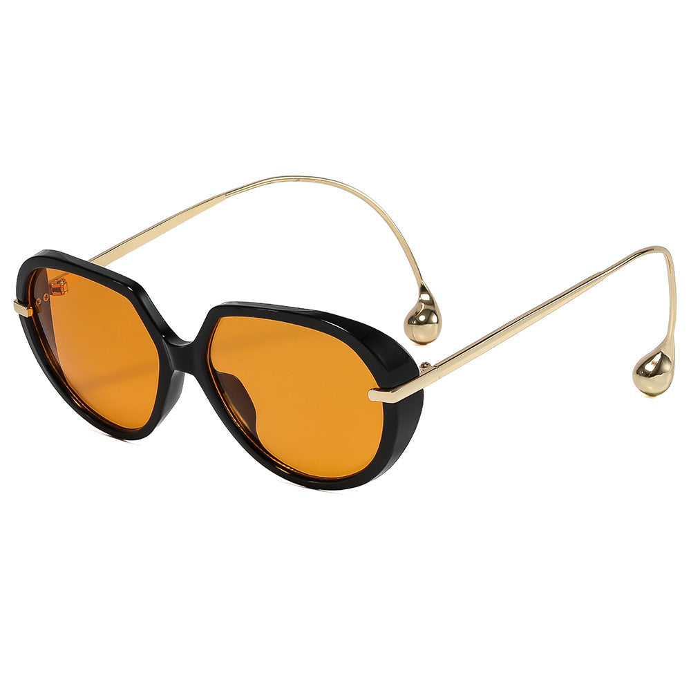 Women's Cat-Eye Sunglasses with Golden Accents and Stylish Frame Kalsten