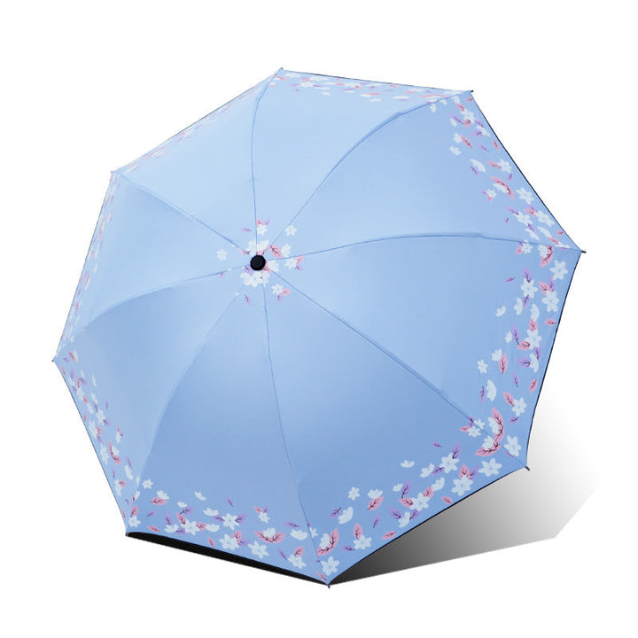 Women's Foldable Umbrella with Floral Finishes Kalsten