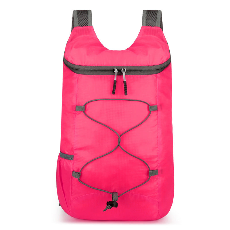 Unisex nan ultra-lightweight foldable daypack made of ripstop with elastic outer bungee and padded straps Kalsten