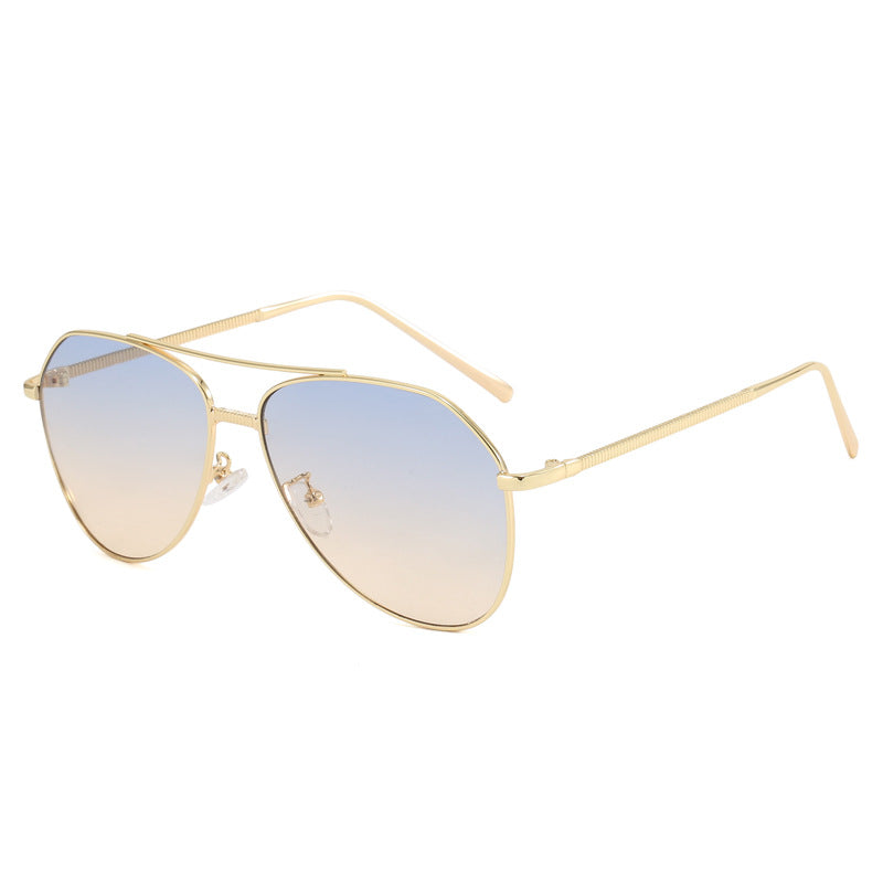 Ladies trendy aviator sunglasses with subtle gradient Kalsten